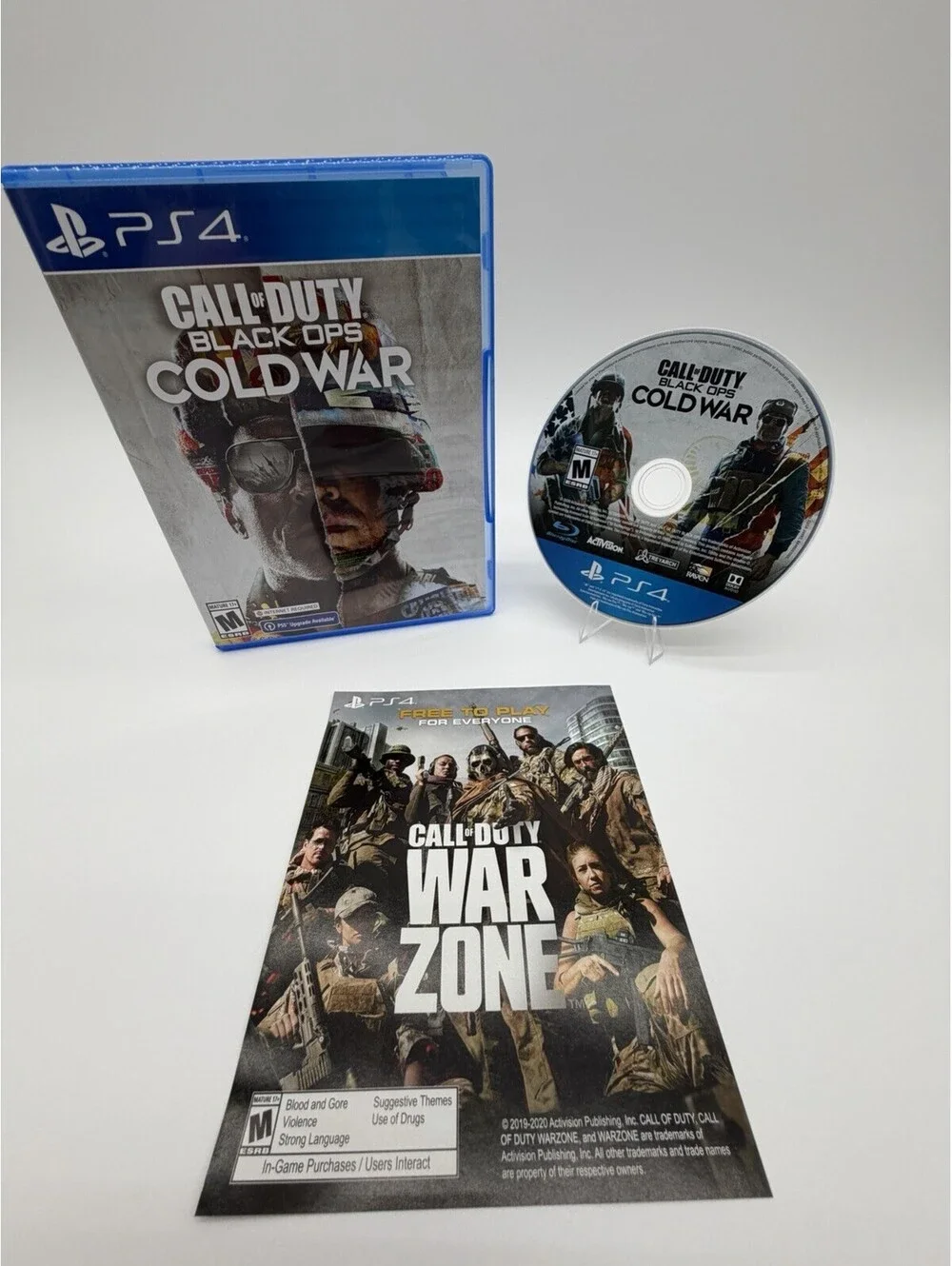 Call of Duty: Black Ops Cold War - Sony PlayStation 4 PS4 - CIB w/ Insert Tested